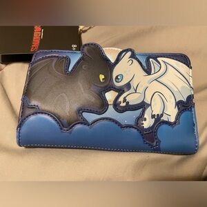 Loungefly DreamWorks How to Train Your Dragon Toothless & Light Fury Snap Wallet